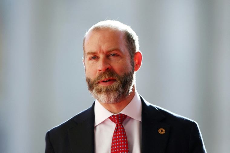 Le ministre britannique des Entreprises, Jonathan Reynolds, à Paris le 10 septembre 2026 ( POOL / Abdul Saboor )
