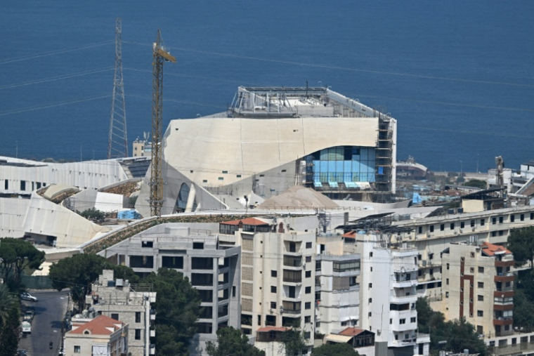 L'ambassade américaine à Beyrouth, le 23 juin 2025 au Liban ( AFP / JOSEPH EID )