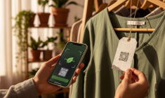 L’affichage environnemental pourrait contribuer à modifier le comportement des consommateurs en matière d’achats de textiles. (crédit: Adobe Stock/photo générée par IA)