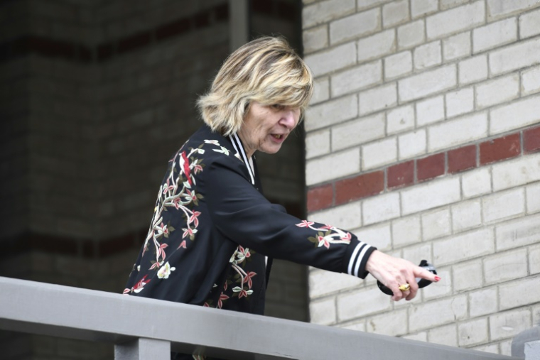 Mimi Marchand le 22 avril 2017, au Touquet dans le Pas-de-Calais ( AFP / Eric Feferberg )