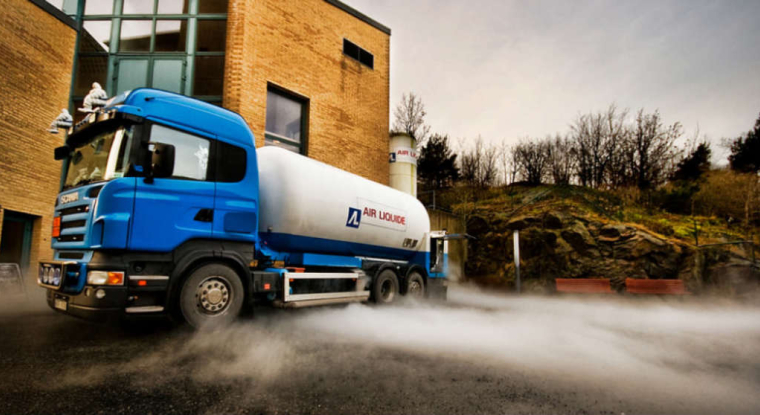 Un camion Air Liquide. (© cc Daniel Goude)