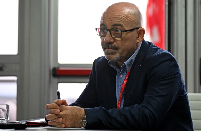 Roberto Cingolani, PDG de Leonardo ( AFP / JUSTIN TALLIS )