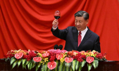 Xi Jinping, à Pékin, le 28 septembre 2023 ( POOL / JADE GAO )