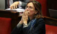Amélie de Montchalin, à l'Assemblée nationale, le 21 novembre 2025 ( AFP / ALAIN JOCARD )