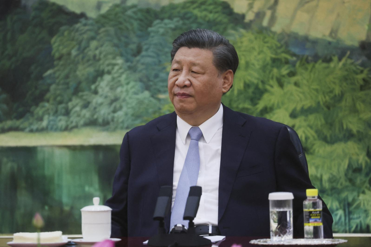 Xi Jinping à Pékin le 19 juin 2023. ( POOL / LEAH MILLIS )