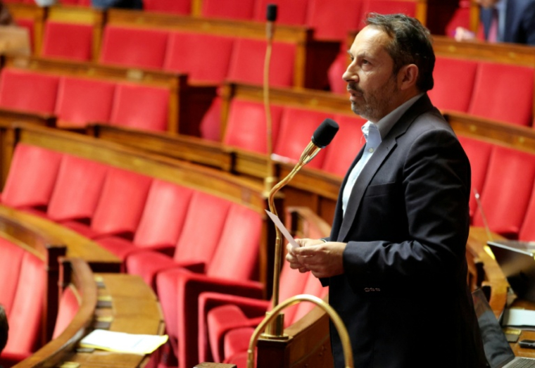 Le député RN Sébastien Chenu à l'Assemblée nationale le 28 mai 2026 ( AFP / Ludovic MARIN )