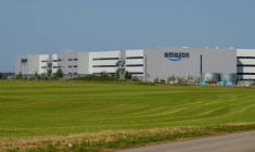 Un centre de distribution d'Amazon à Augny, en Moselle, le 30 août 2024 ( AFP / Jean-Christophe VERHAEGEN )