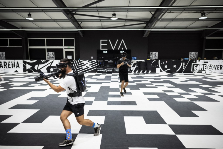 Des joueurs de esports à Toulouse, le 3 août 2022. ( AFP / LIONEL BONAVENTURE )