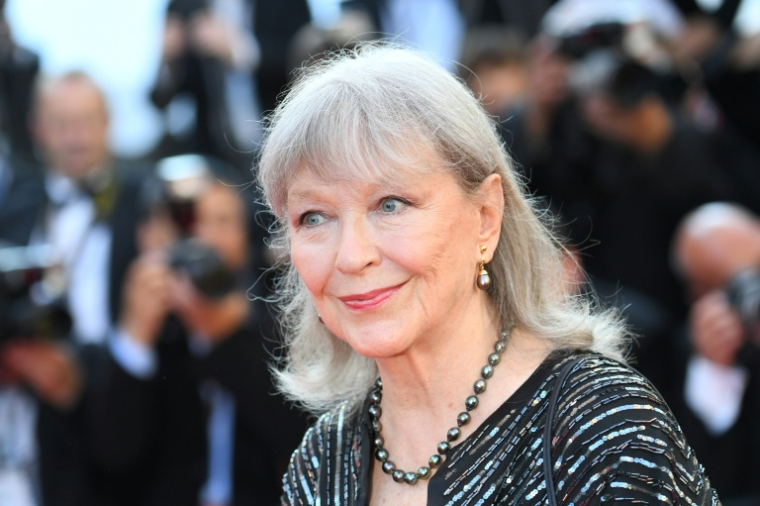 L'actrice Marina Vlady lors du 70e Festival de Cannes, le 28 mai 2017 ( AFP / Anne-Christine POUJOULAT             )