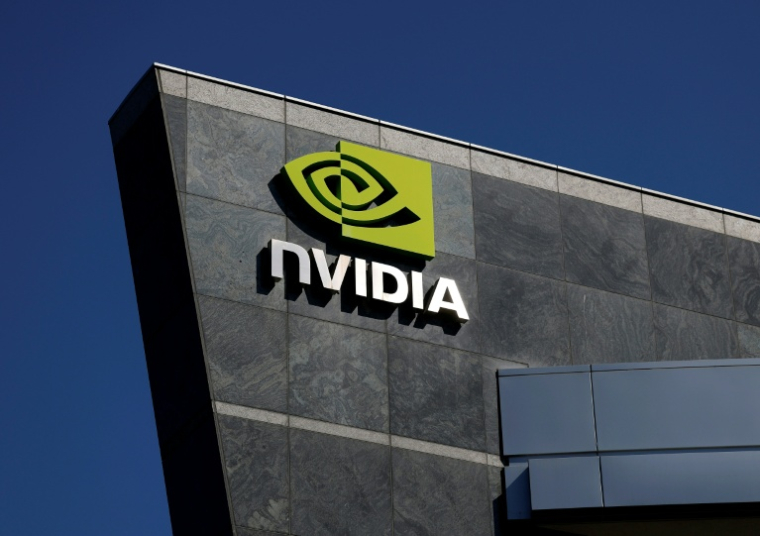 Le siège de Nvidia à Santa Clara, en Californie, le 27 août 2025. ( GETTY IMAGES NORTH AMERICA / JUSTIN SULLIVAN )
