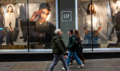 Un magasin Gap à New York, le 5 mars 2026 ( GETTY IMAGES NORTH AMERICA / SPENCER PLATT )
