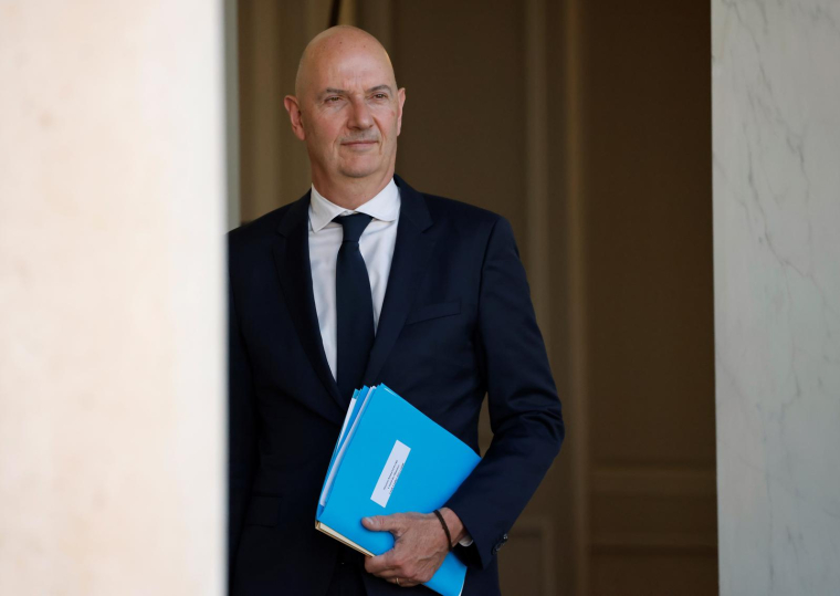 Roland Lescure, le 4 juillet 2022 à Paris. ( AFP / Ludovic MARIN )