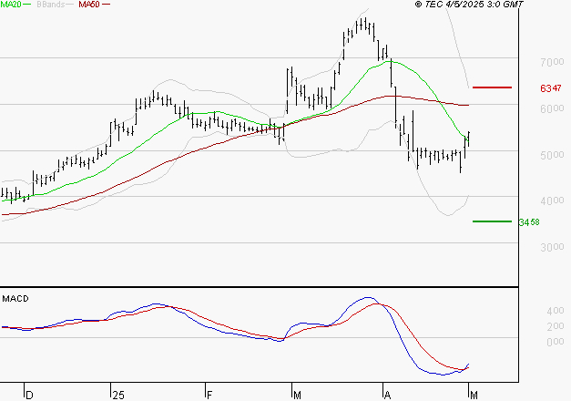 VIRIDIEN (ex CGG) : Attendre un test du support