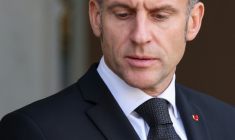 Le président Emmanuel Macron au palais de l'Elysée, le 30 octobre 2025 à Paris ( AFP / Ludovic MARIN )