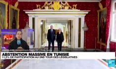 Second tour des élections législatives en Tunisie : seulement 11,3% de participation