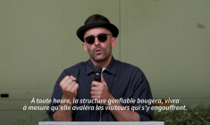 La "Caverne" de JR ouvre au public à Paris après une réparation d'urgence