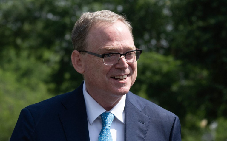 Kevin Hassett à Washington, aux États-Unis, le 30 juin 2025. ( AFP / ANDREW CABALLERO-REYNOLDS )