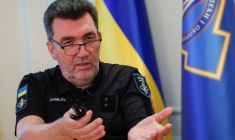 Photo d'archives : Le secrétaire du Conseil de sécurité nationale et de défense de l'Ukraine, Oleksiy Danilov, s'exprime lors d'une interview avec Reuters à Kyiv