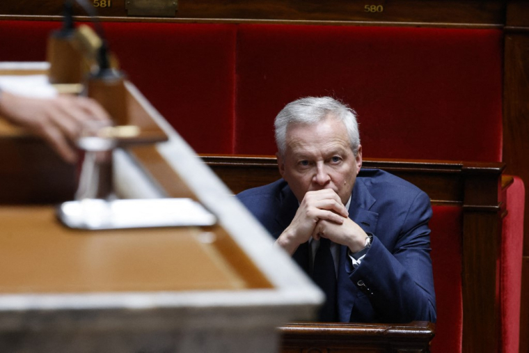 Bruno Le Maire à Paris, le 3 juin 2024. ( AFP / LUDOVIC MARIN )