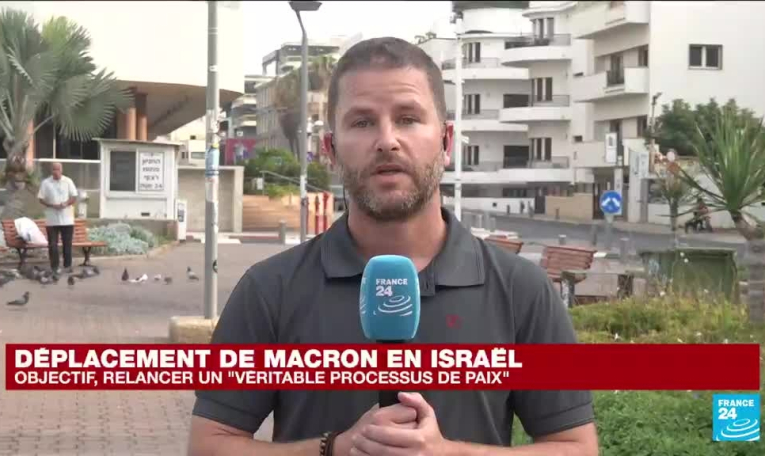 Israël : déplacement d'Emmanuel Macron pour relancer un "véritable processus de paix"