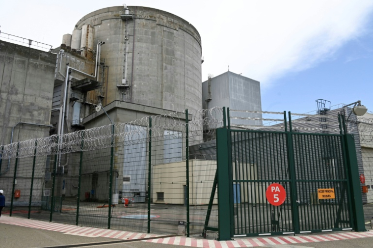Le réacteur numéro 1 de la centrale nucléaire de Fessenheim, le 21 juin 2021 ( AFP / SEBASTIEN BOZON )