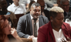 Le nouveau président du gouvernement de Nouvelle-Calédonie, Milakulo Tukumuli, à Nouméa, le 31 juillet 2026. ( AFP / DELPHINE MAYEUR )