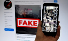 Une vague de fausses vidéos générées par l'IA s'est répandue sur les réseaux sociaux alors que les combats continuent entre Kiev et Moscou pour le contrôle de Pokrovsk et sur le front de l'Est en Ukraine ( AFP / OLIVIER DOULIERY )