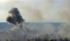 Une frappe israélienne dans les quartiers sud de la capitale Beyrouth au Liban, le 6 mars 2026 ( AFP / Ibrahim AMRO )