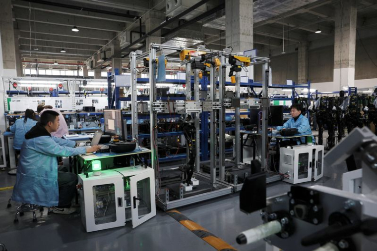 Humanoid robots production at AgiBot factory in Shanghai