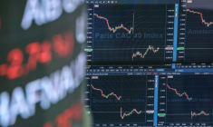 La Bourse Euronext à La Défense, près de Paris, le 7 avril 2025 ( AFP / Thomas SAMSON )