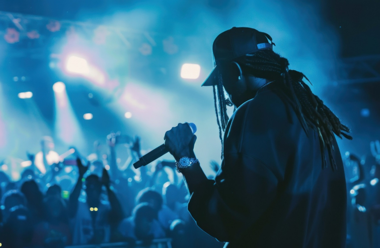 Plusieurs légendes du hip-hop ont récemment sorti de nouvelles musiques. (crédit : Adobe Stock / photo générée par IA)