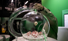 Visite de la presse aux studios de La Française des Jeux, à Boulogne-Billancourt, près de Paris, le 18 septembre 2026. ( AFP / Lou BENOIST )