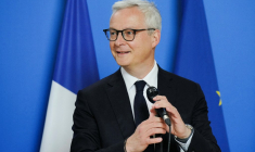 Bruno Le Maire, à Paris, le 6 mars 2024 ( AFP / DIMITAR DILKOFF )