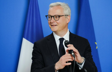 Bruno Le Maire, à Paris, le 6 mars 2024 ( AFP / DIMITAR DILKOFF )