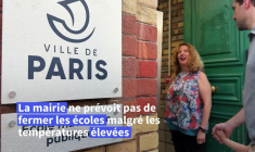 Canicule : les écoles restent ouvertes à Paris malgré les températures élevées