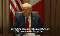 Droits de douane: Trump se dit sûr "à 100%" qu'il y aura un accord avec l'UE