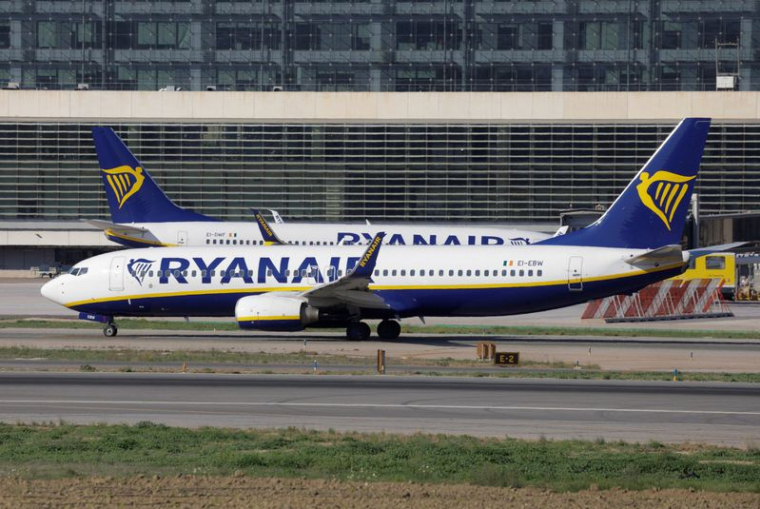 Deux Boeing 737-8AS de la compagnie aérienne Ryanair, à Malaga