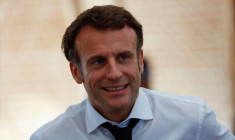 Le président français Emmanuel Macron lors du sommet des dirigeants du G20 à Nusa Dua, Bali