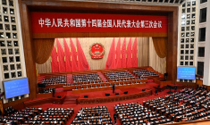 Le Congrès national du peuple à Pékin, en Chine, le 11 mars 2025. (illustration) ( AFP / PEDRO PARDO )