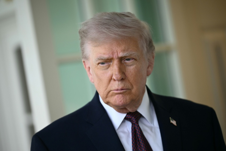 Le président américain Donald Trump à la Maison Blanche, le 13 avril 2026 à Washington ( AFP / Brendan SMIALOWSKI )