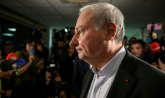 Le maire de Toulouse Jean-Luc Moudenc, à Toulouse le 22 mars 2026 ( AFP / Ed JONES )