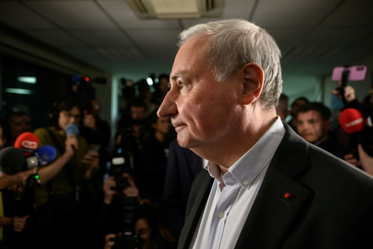 Le maire de Toulouse Jean-Luc Moudenc, à Toulouse le 22 mars 2026 ( AFP / Ed JONES )