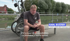 Après 50.000 km, traverser la Manche, l'ultime défi d'un aventurier britannique