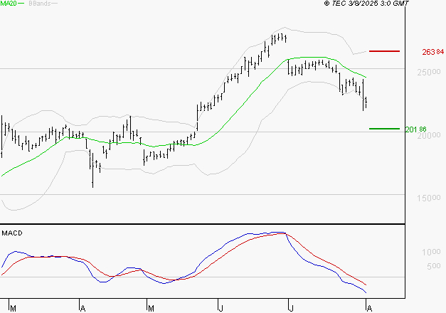 VUSIONGROUP : Sous les résistances, une consolidation est probable