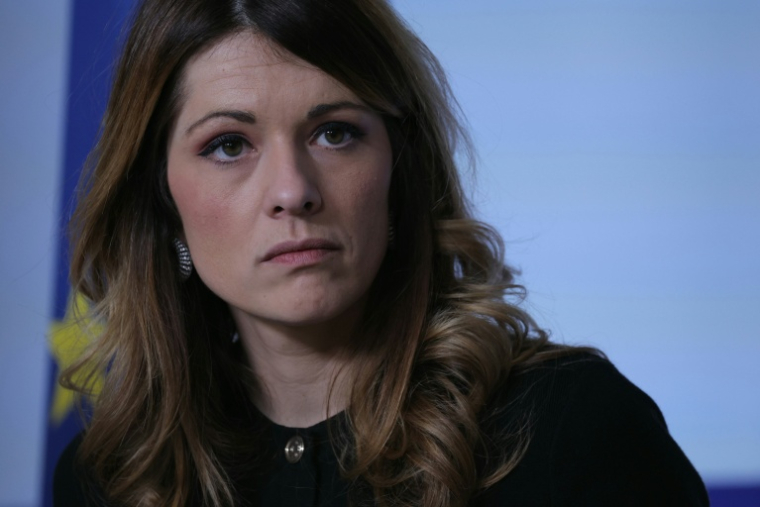 Maud Bregeon, porte-parole du gouvernement et ministre déléguée à l'Energie, le 4 mars 2026 à Paris ( AFP / Thomas SAMSON )