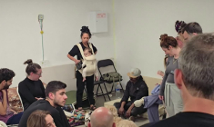 Israël: des habitants se mettent à l'abri lors d'une attaque iranienne de missiles