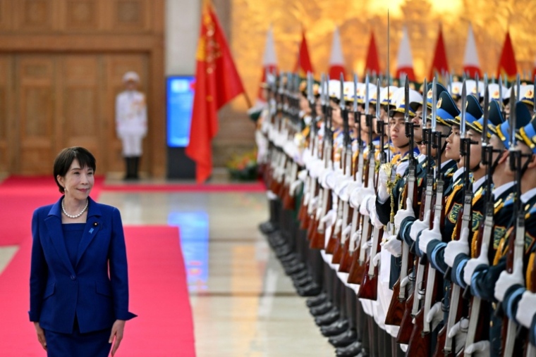 La Première ministre du Japon Sanae Takaichi effectue sa première visite officielle au Vietnam ( POOL / Nhac NGUYEN )