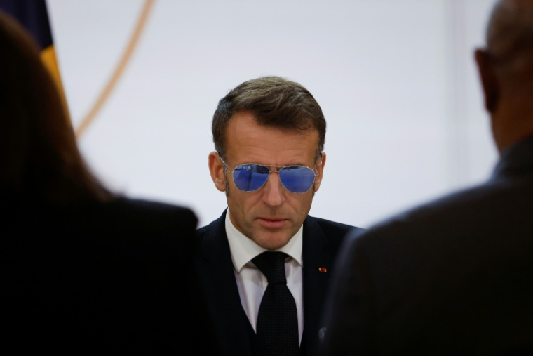Le président de la République Emmanuel Macron le 16 janvier 2026 à Paris lors d'une réunion sur la Nouvelle-Calédonie à l'Elysée ( POOL / Yoan VALAT )