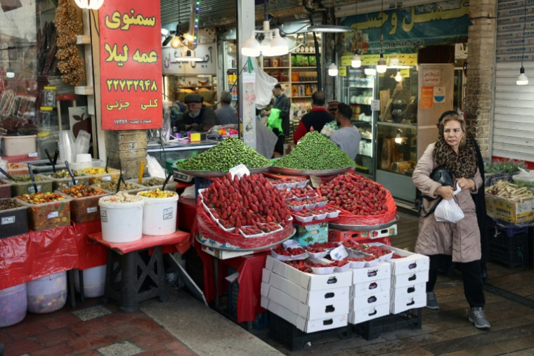 Le bazar de Tajrish à Téhéran le 24 mars 2026 ( AFP / STR )
