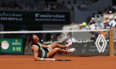 Diane Parry au Roland Garros